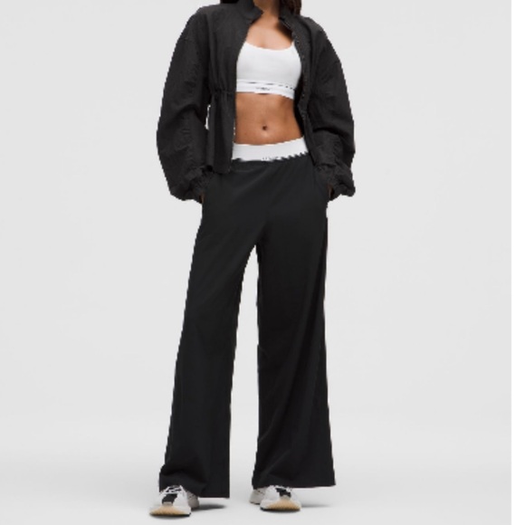 lululemon athletica Pants - NWT Lululemon Swift Wide Leg Pant Logo Band